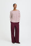 Ramsi Stripe Top Fig
