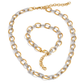 Mixed Metal Chain Link Necklace