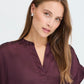 Selita Placket Top Fig