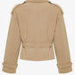 Wren Crop Blazer Jacket Beige