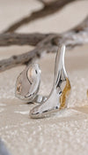 Geometric Modern Ring Silver