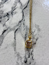 CZ Diamond Necklace Rectangle