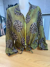 Lightweight Jacket Animal Print Lime