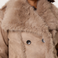 Alexandra reversible faux fur suede aviator jacket