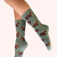 Highland Cow Fuzzy Socks by Powder