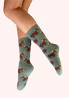 Highland Cow Fuzzy Socks by Powder