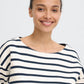 Ramsi Stripe Top Saphire
