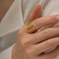 Contemporary Ring Gold