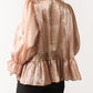 Petra Pearl Pussybow Blouse Camel