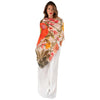 Powder Scarf Fine Flowers Cream