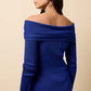 Cobalt Blue Knot Detail Jumper