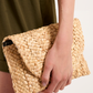 Casey Straw Clutch Bag