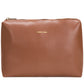 Square Shearling Tote Bag Brown