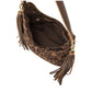 Meduim Scoop Tassle Bag Leopard Print