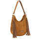 Medium Scoop Tassle Bag  Tan