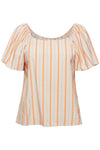 Eldanna Stripe Top Muskmelon