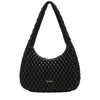Marilyn Quilted Shoulder Bag Black