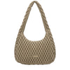 Marilyn Quilted Shoulder Bag Taupe