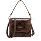 Jackie Mini Snake Effect Crossover Flap Bag