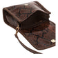 Jackie Mini Snake Effect Crossover Flap Bag