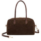 Mitzi Suede Bowling Bag Brown