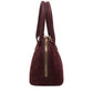Mitzi Suede Bowling Bag Burgundy