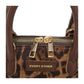 Mitzi Suede Bowling Bag Leopard