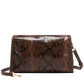 Jackie Snake Effect Flap Over Bag