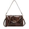 Jackie Snake Effect Flap Over Bag