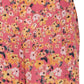 Vera Wide Leg Trousers Carmine Flower Aop