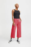 Kate Wide Leg Trousers Carmine