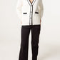 Luna Heart Button Cardigan White