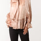 Petra Pearl Pussybow Blouse Camel