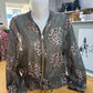 Lightweight Jacket Animal Print Khaki