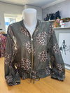 Lightweight Jacket Animal Print Khaki