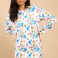 Mireya Floral Print Mini Dress