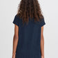 Rebel T Shirt Navy Blue