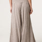 Mandy Wide Leg Culotte Trousers in Mocha