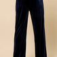 Giselle Navy Velvet Trousers