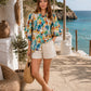 Roxy Watercolour Colour Blouse