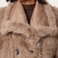 Alexandra reversible faux fur suede aviator jacket