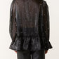 Petra Pearl Pussybow Blouse Black