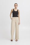 Kate Wide Leg Trousers Doeskin