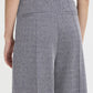 Kate Jacquard Wide Leg Trousers Black and White
