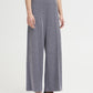 Kate Jacquard Wide Leg Trousers Black and White