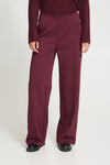 Kate Wide Leg Tailored Trousers Rhodedendron