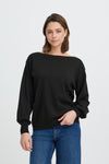 Luls Boatneck Jumper Black
