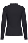 Tone Raglan T Shirt Black