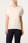 Zara T Shirt Beige