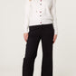 Jan Button Down Hooded Cardigan Ivory